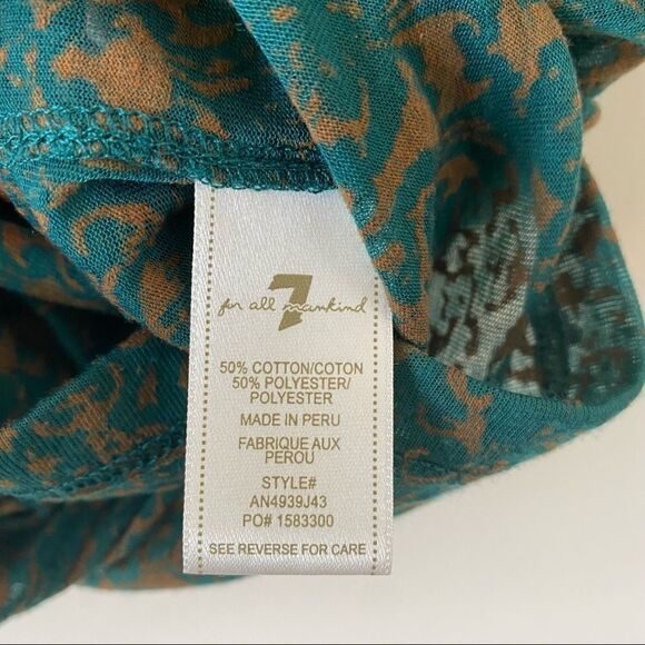 7 For All Mankind Burnt Out Tee - Picture 8 of 8